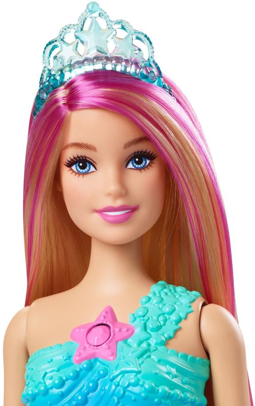 Boneca Barbie Dreamtopia - Sereia Luzes Brilhantes - Loira - Mattel