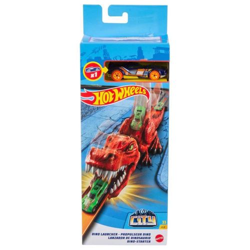Conjunto de Pista Hotwheels - City - Lançador de Dinossauro - Não Usar
