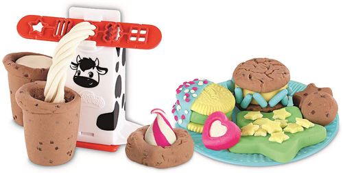 Massa de Modelar Play-Doh - Leites e Biscoitos - Kitchen Creations - Fisher-Price