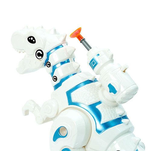 Robô Dinossauro com Luz e Som - Battle Robotics - Lançador de Dardos - BBR TOYS
