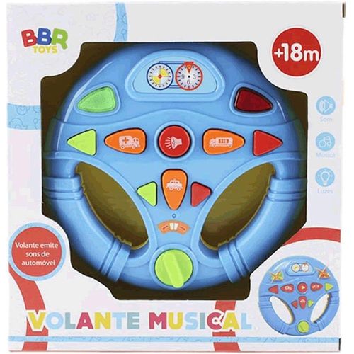 Brinquedo Infantil - Volante Musical Infantil - BBR Toys