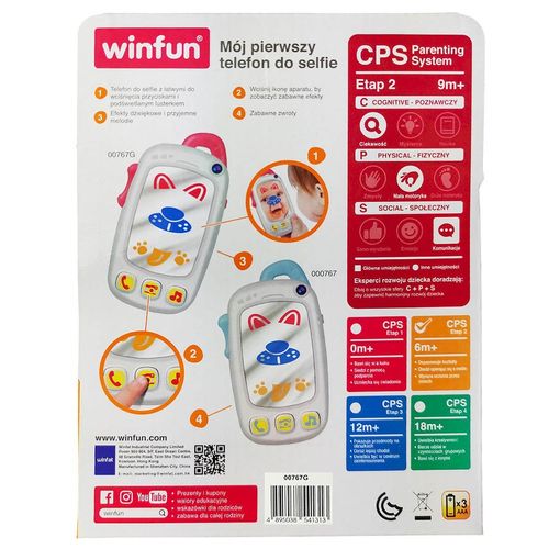 Smartphone Infantil - Minha Primeira Selfie - Rosa - Winfun