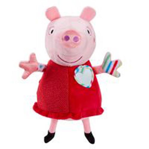 Pelúcia com Chocalho - Peppa Pig - 20 cm - Sunny