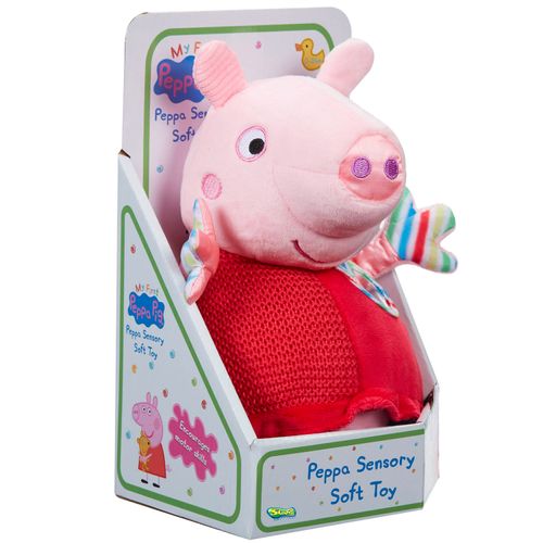 Pelúcia com Chocalho - Peppa Pig - 20 cm - Sunny