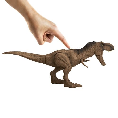 Dinossauro Articulado com Som - Tiranossauro Rex - Sound Surge - Jurassic World Dominion - 30 cm - Mattel