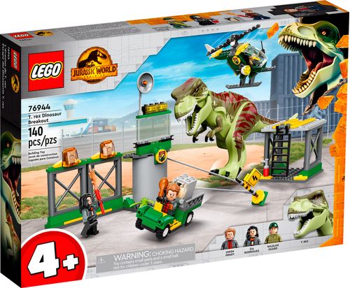 LEGO Jurassic World - Fuga de Dinossauro T. rex - 140 Peças - 76944