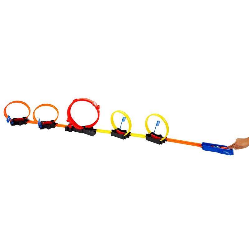 Pista-Hot-Wheels-com-Carrinho---Action---Corrida-Multiloop---Mattel-6