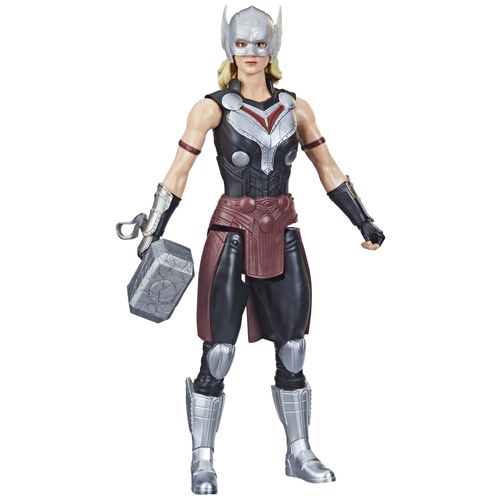 Figura Articulada - Mighty Thor - Thor Love and Thunder - Titan Hero Series - 30 cm - Hasbro