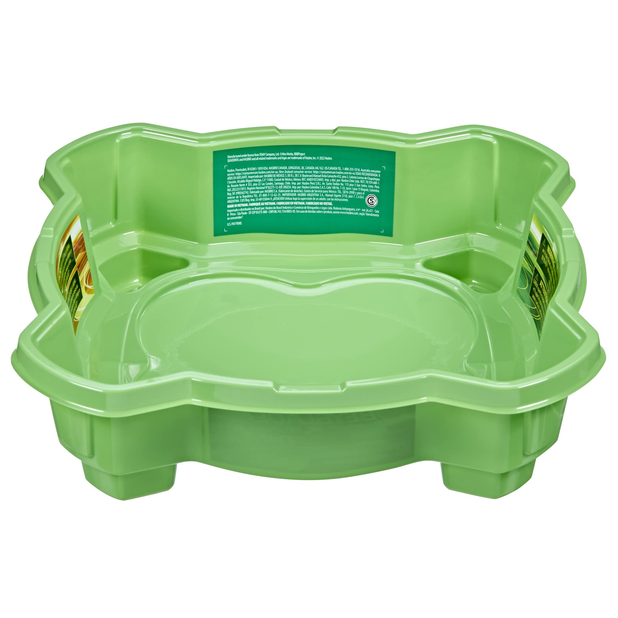 Arena de Batalha BeyBlade Quad Drive Beystadium Verde Hasbro