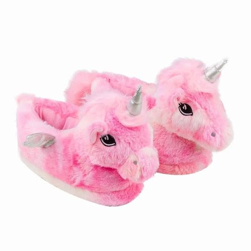 Pantufa de Pelúcia - Unicórnio - Rosa - 39/40 - Stuf