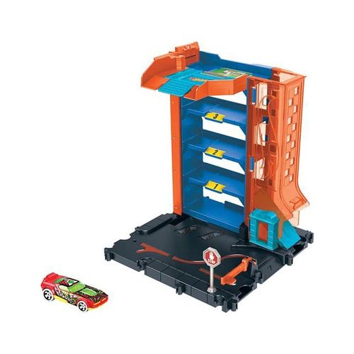 Pista Hot Wheels com Carrinho - City - Estacionamento no Centro da Cidade - Mattel