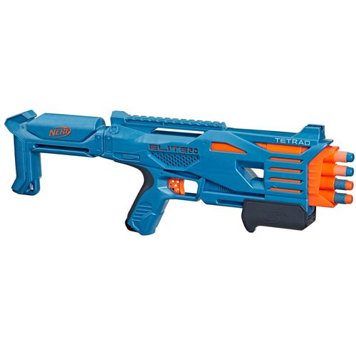 Lançador de Dardos Nerf - Elite 2.0 - Tetrad QS-4 - Hasbro