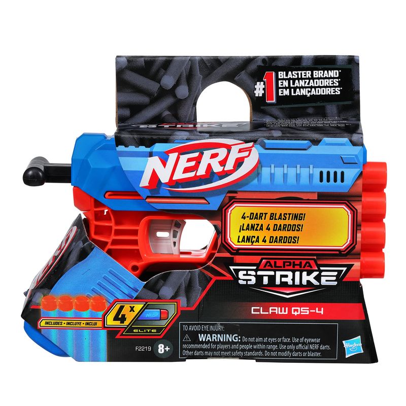 Lancador-de-Dardos-Nerf---Alpha-Strike---Claw-QS-4---Hasbro-2