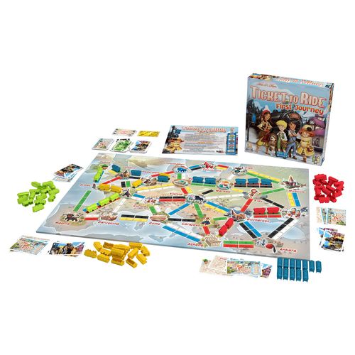Jogo de Tabuleiro - Ticket to Ride: Primeira Viagem - Galápagos