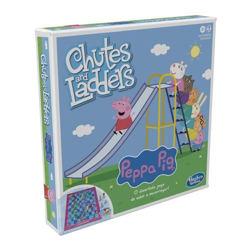 Jogo de Tabuleiro - Chutes and Laddres - Peppa Pig - Hasbro