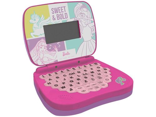 Laptop Infantil - Bilingue - Barbie - Candide