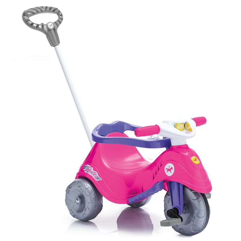 Triciclo-com-Empurrador---Lelecita---Rosa---Calesita-1