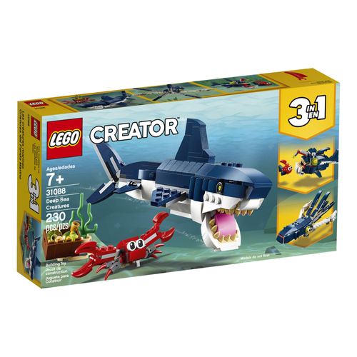 LEGO Creator 3 em 1 - Criaturas do Fundo do Mar - 230 Peças - 31088