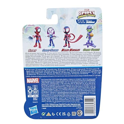 Mini Figura com Acessório - Spidey And His Amazing Friends - Miles Morales - Disney Junior - Hasbro