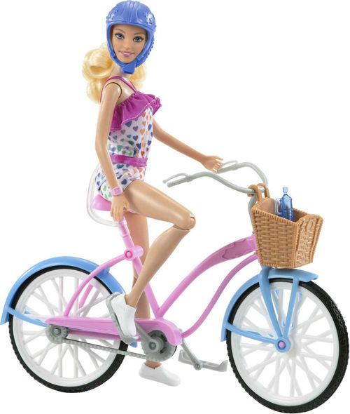 Boneca Barbie com Bicicleta - Passeio de Bicicleta - Mattel