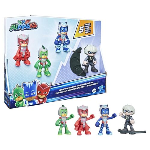 Conjunto de Mini Figuras - PJ Masks - Missão Aérea - Heróis Vs Vilões - Hasbro