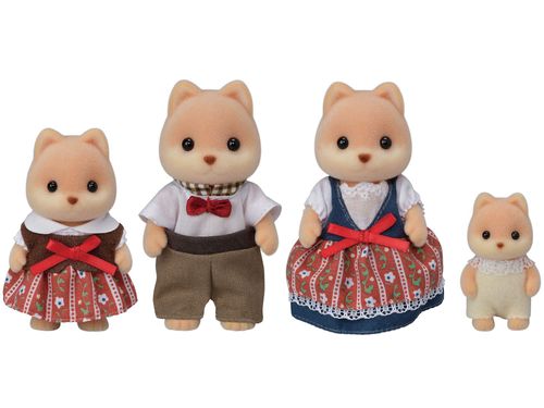 Sylvanian Families - Família dos Cachorros Caramelos - Epoch