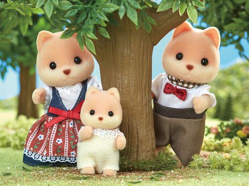 Sylvanian Families - Família dos Cachorros Caramelos - Epoch