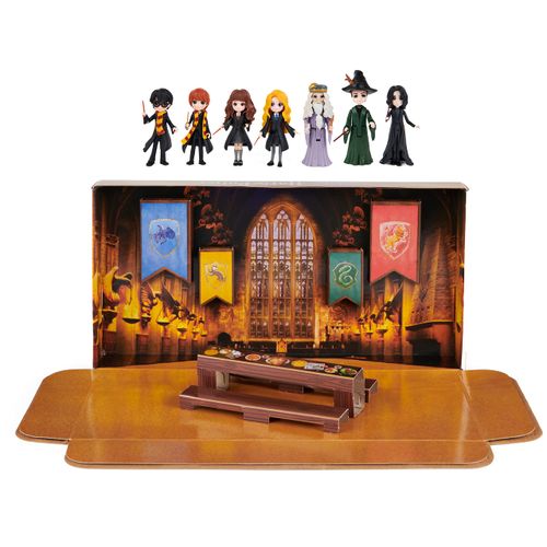 Playset com 7 Mini Figuras - Harry Potter - Salão Principal - Wizarding World - Sunny