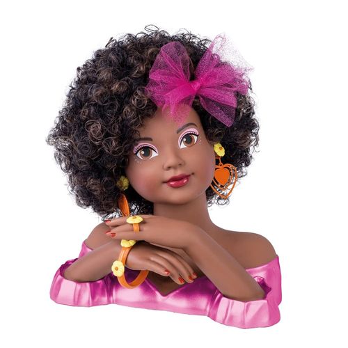 Boneca Charmosa - Rainbow - Negra - Cotiplás