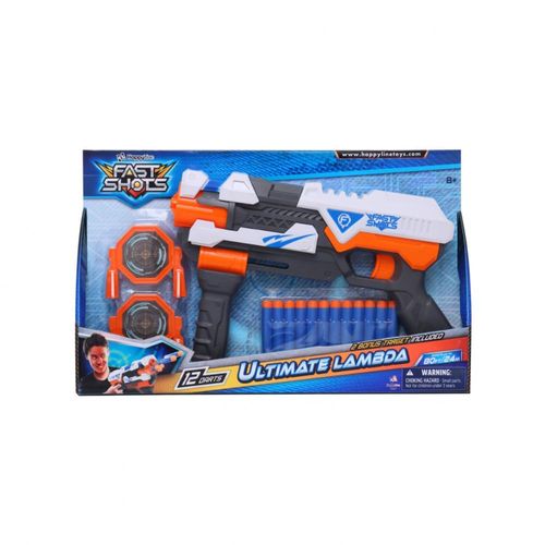 Lançador de Dardos - X-Target Ultimate Shot com 12 Dardos - Multikids