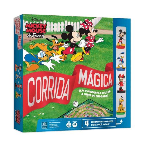 Jogo de Tabuleiro - Corrida Mágica - Mickey Mouse e Friends - Disney - Copag