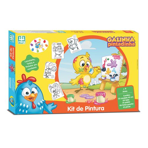 Kit de Pintura - Galinha Pintadinha - Nig