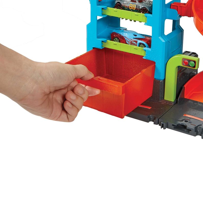 HDP05-Pista-Hot-Wheels-com-Carrinho---City---Lava-Rapido-Mega-Tower---Mattel--6