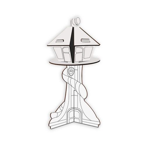 Conjunto de Artes - Torre de Montar e Pintar - Patrulha Canina - Fun