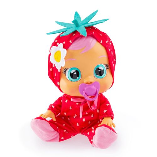 Boneca Cry Babies com Cheirinho - Tutti-Frutti - Ella Morango - Multikids