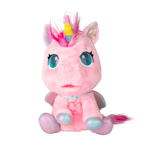 Pelúcia Interativa - My Baby Unicorn - Club Petz - Rosa - 25 cm - Multikids