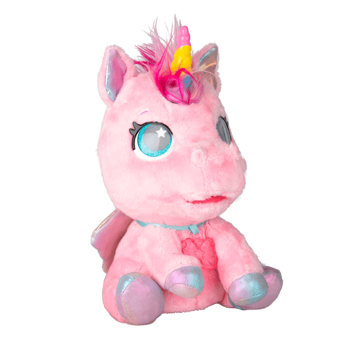 Pelúcia Interativa - My Baby Unicorn - Club Petz - Rosa - 25 cm - Multikids