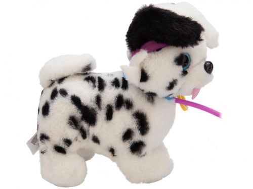 Cachorro de Pelúcia Interativo - Walking Petz - Dálmata - Multikids