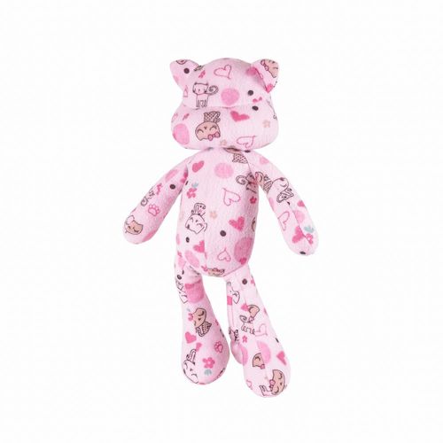 Pelúcia para Bebê - Hora de Dormir - Gatinho - Rosa - 25 cm - Estrela