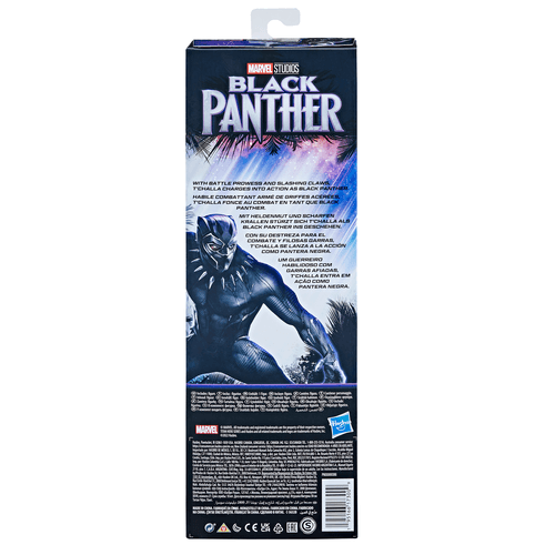 Figura Articulada - Pantera Negra - Titan Hero Series - Legacy Collection - 30 cm - Hasbro