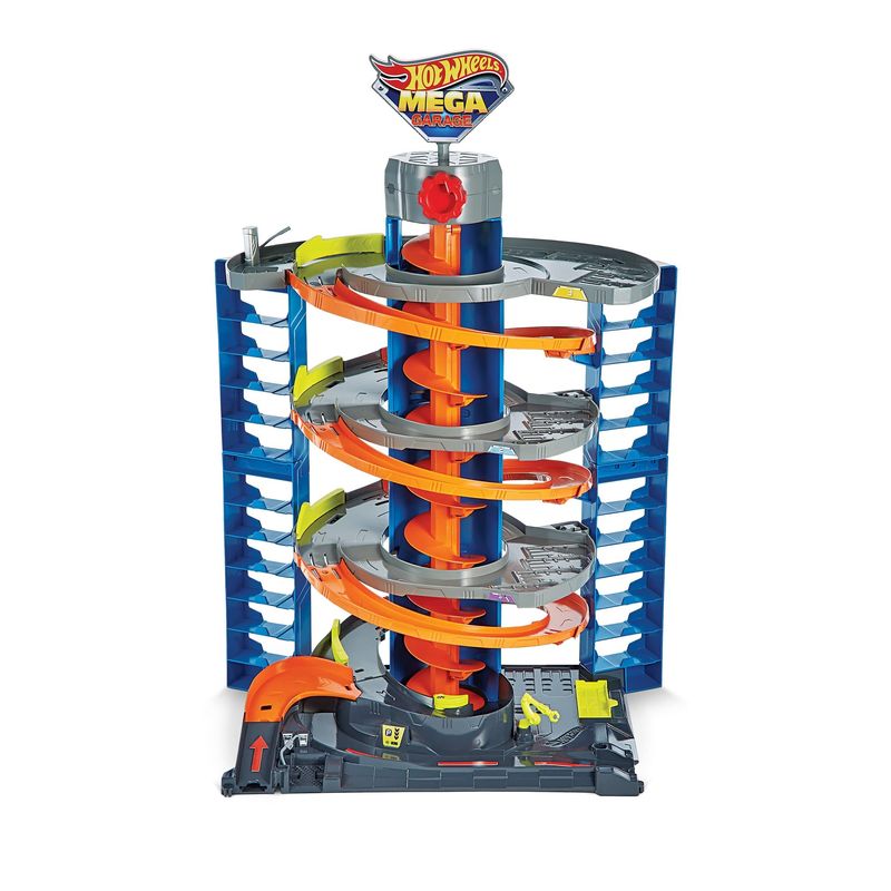 GTT95-Pista-Hot-Wheels-com-Carrinho---City---Mega-Garagem---Mattel-1