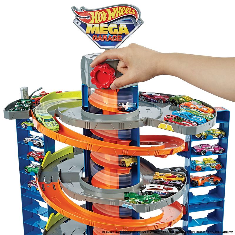 GTT95-Pista-Hot-Wheels-com-Carrinho---City---Mega-Garagem---Mattel-4