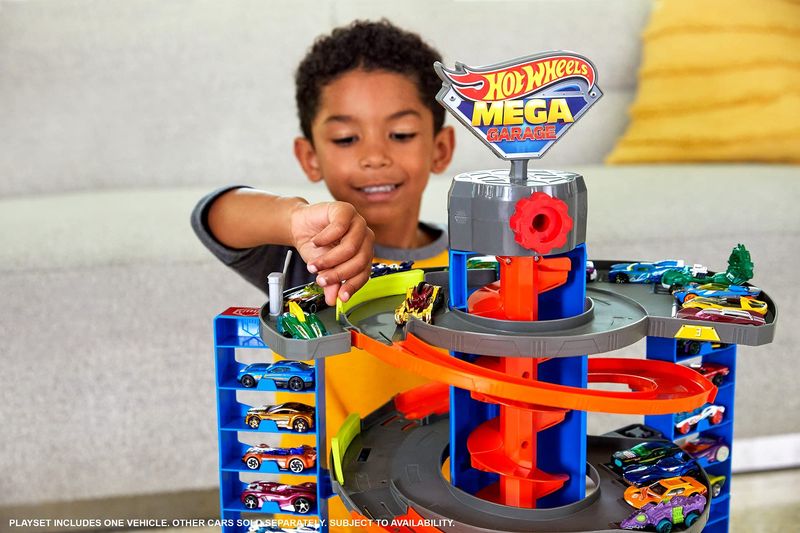 GTT95-Pista-Hot-Wheels-com-Carrinho---City---Mega-Garagem---Mattel-5