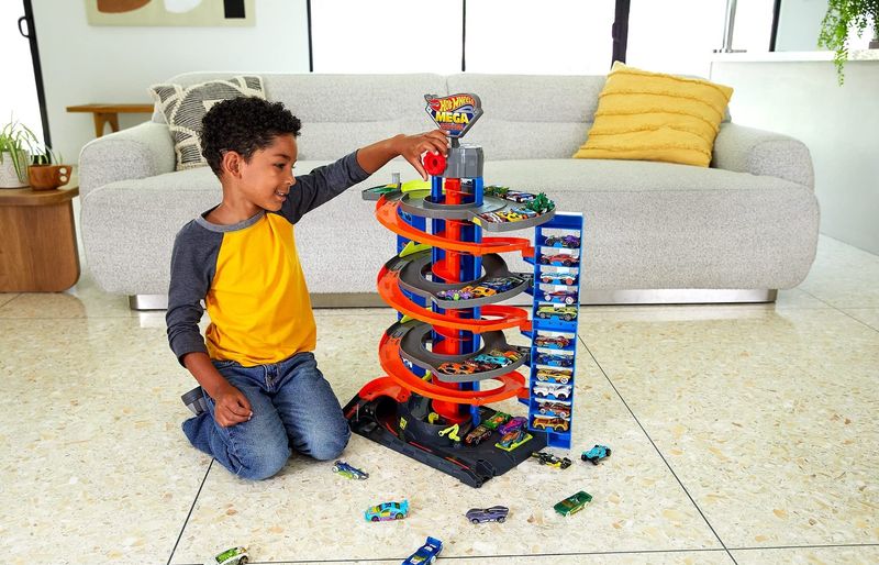 GTT95-Pista-Hot-Wheels-com-Carrinho---City---Mega-Garagem---Mattel-6