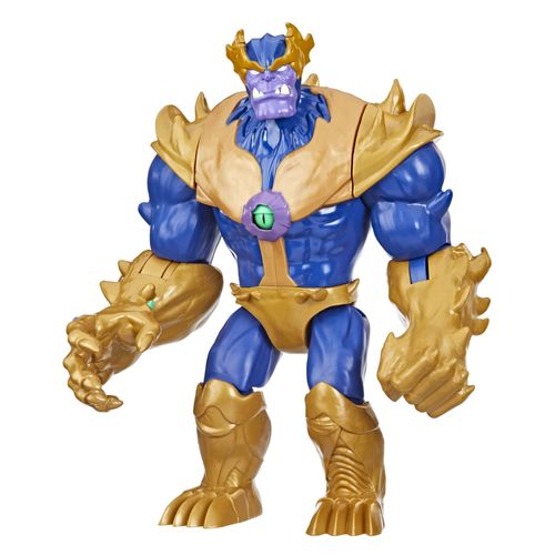 Figura Articulada - Thanos - Soco Monstruoso - Mech Stike - Monster Hunters - 24 cm - Hasbro