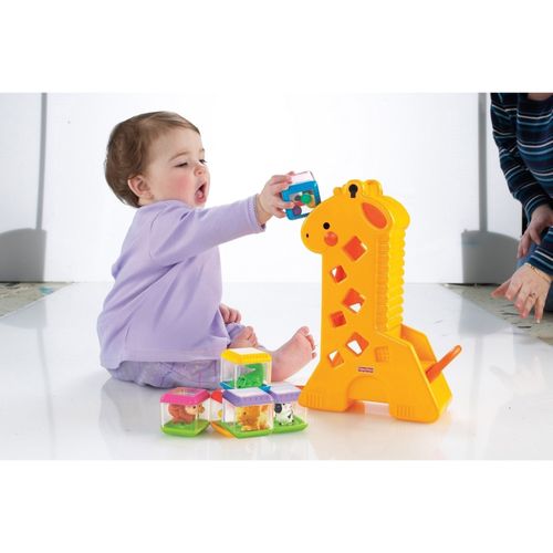 Brinquedo Pedagógico - Girafa Peek-a-Blocks - Fisher-Price