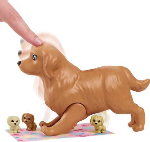 Boneca Barbie com Pet - Filhotinhos Recém-Nascidos - Loira - Mattel