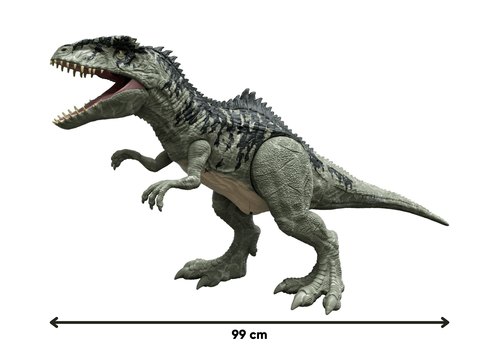 Dinossauro Articulado - Giganotosaurus - Super Colossal - Jurassic World Dominion - 99 cm - Mattel