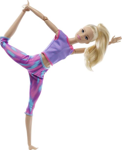 Boneca Barbie Articulada - Feita Para Mexer - Yoga - Loira - Mattel