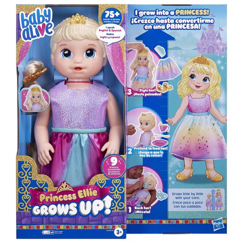 Boneca Baby Alive - Princess Ellie Grows Up - Loira - Hasbro